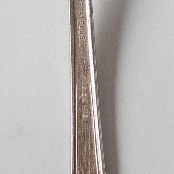 WMA Rogers a 1 Plus Oneida Cake Server Silver Plated - Picture 4 of 9